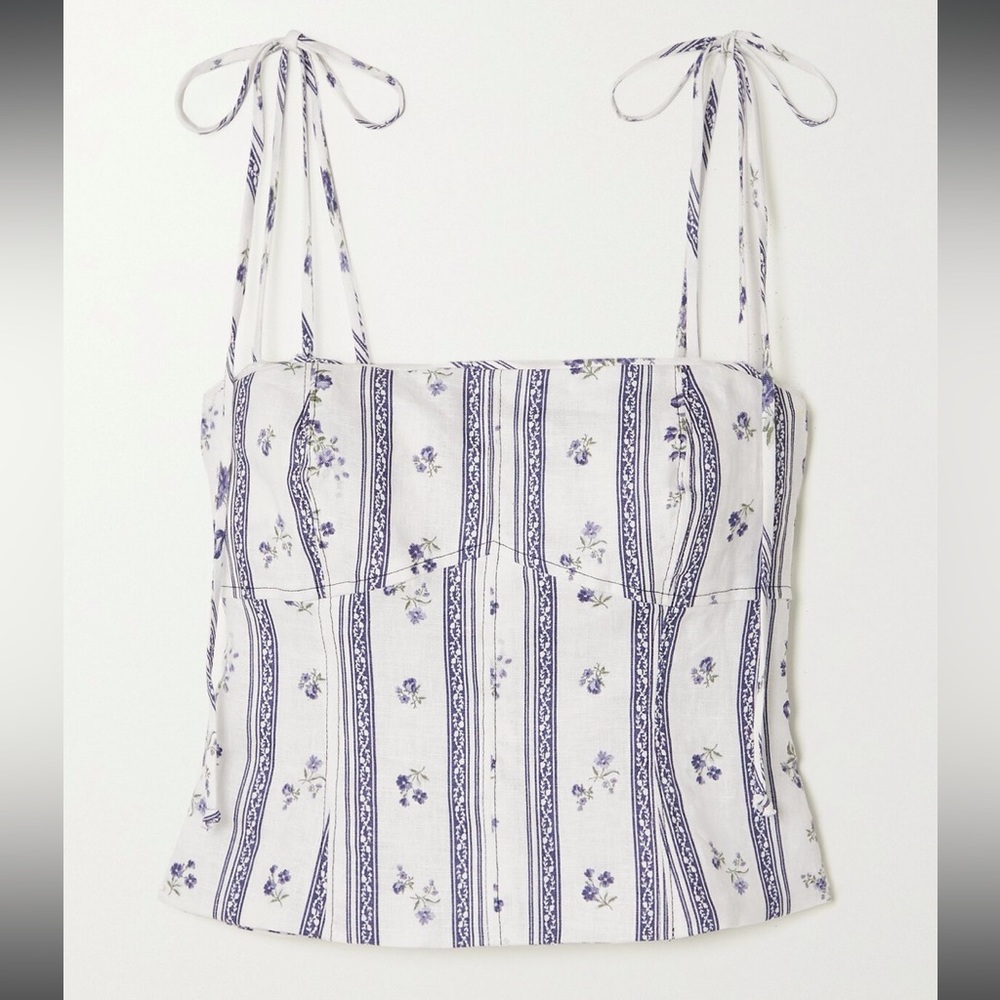 Reformation Blanchard Linen Top